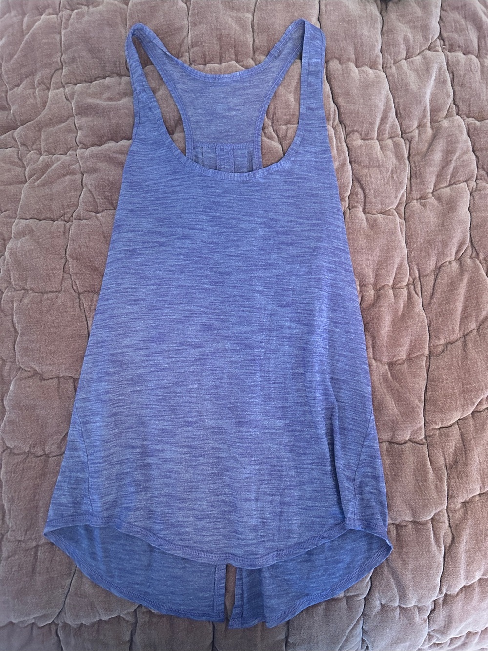lululemon athletica Heathered Periwinkle Racerback Tank